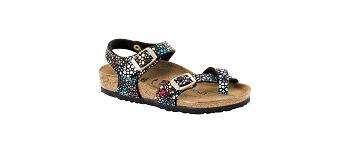 Dětské Taormina Birkenstock Microfibre Narrow Černé | CZ 110UZG